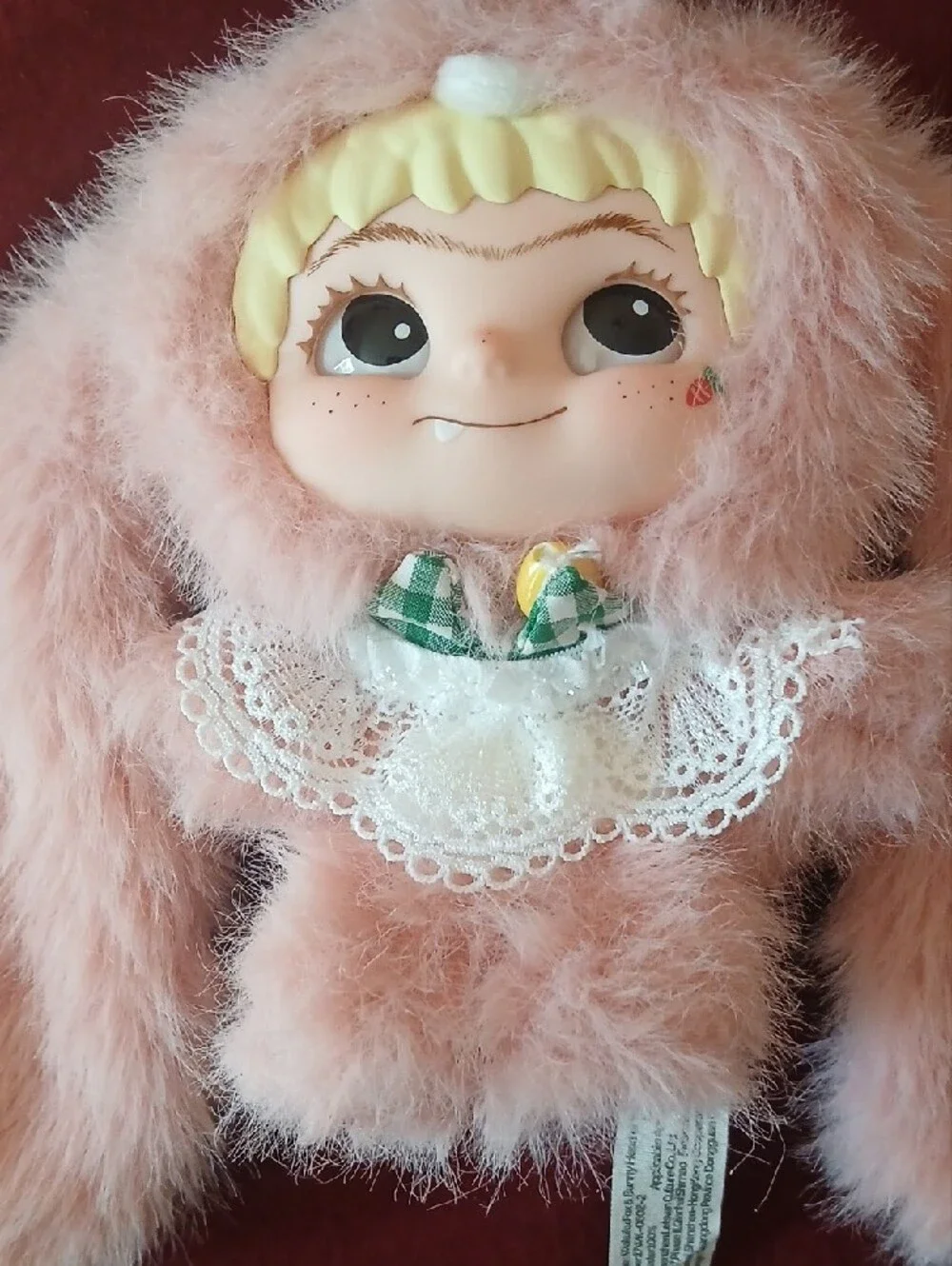 Wakuku Pink Bunny Accessory Keychain